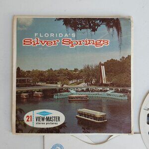BEAUTIFUL SILVER SPRINGS FLORIDA View Master Reel Packet COMPLETE Vintage